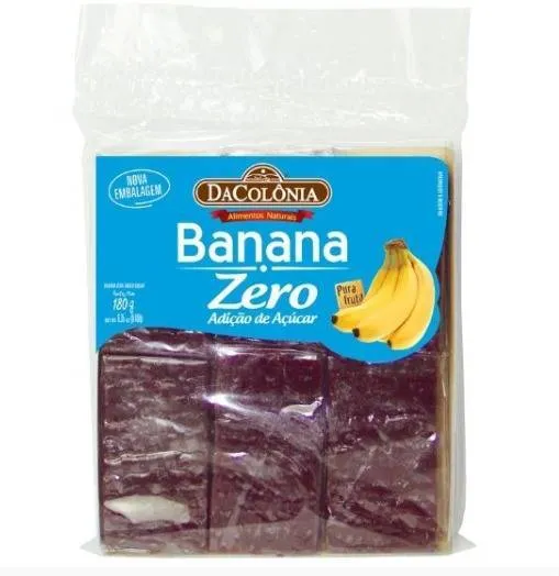 Banana Light Zero Açúcar Mariola 180G DaColonia