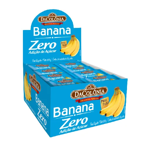 BANANA LIGHT ZERO AÇÚCAR 24X25G DaColonia