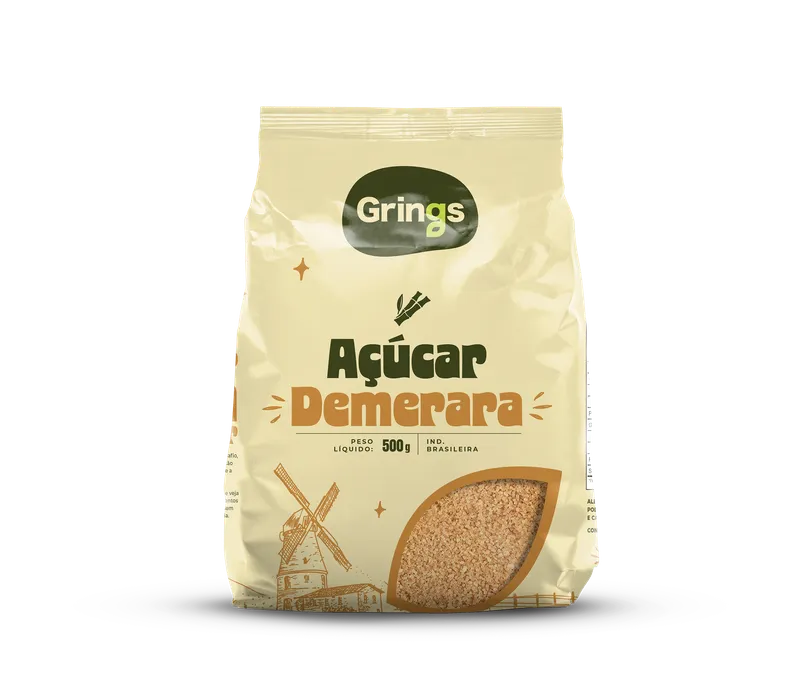 Açúcar Demerara 500G Grings