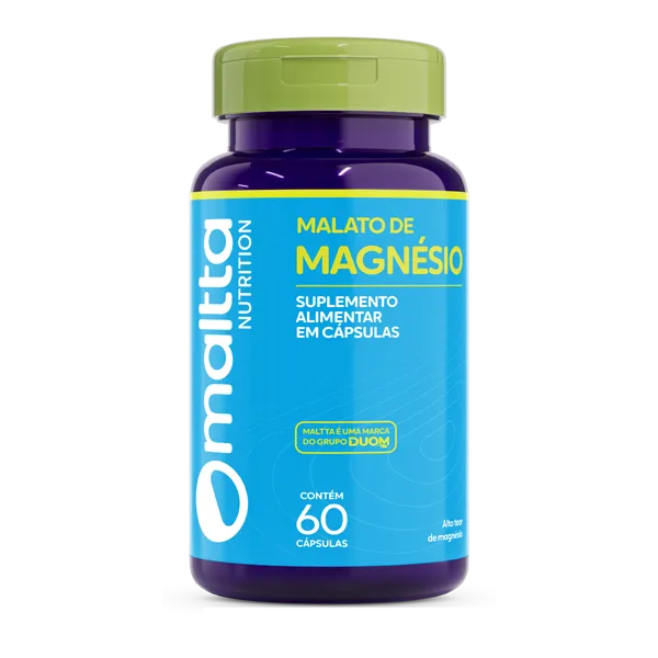 Malato de Magnésio 500MG 60 caps Maltta (Grupo DUOM)