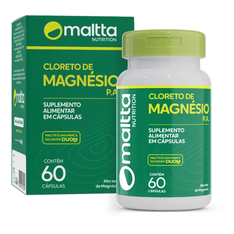 Cartucho Cloreto de Magnésio P.A. 60 caps DUOM