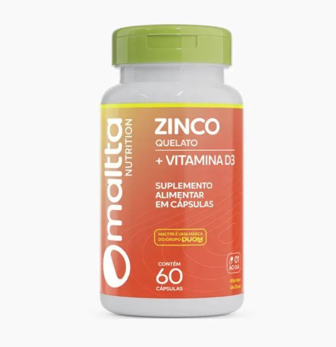 ZINCO + VITAMINA D3 60caps Duom