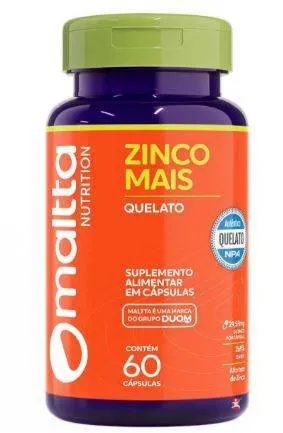 Zinco Quelato Mais 60caps Duom