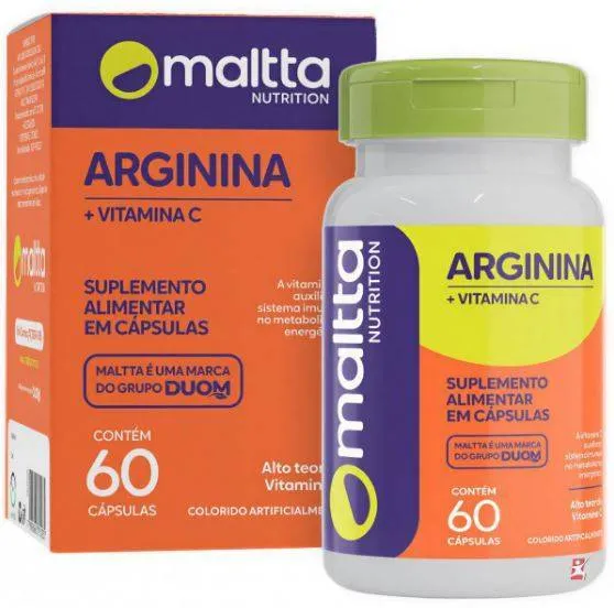ARGININA + VITAMINA C CARTUCHO DUOM 60caps