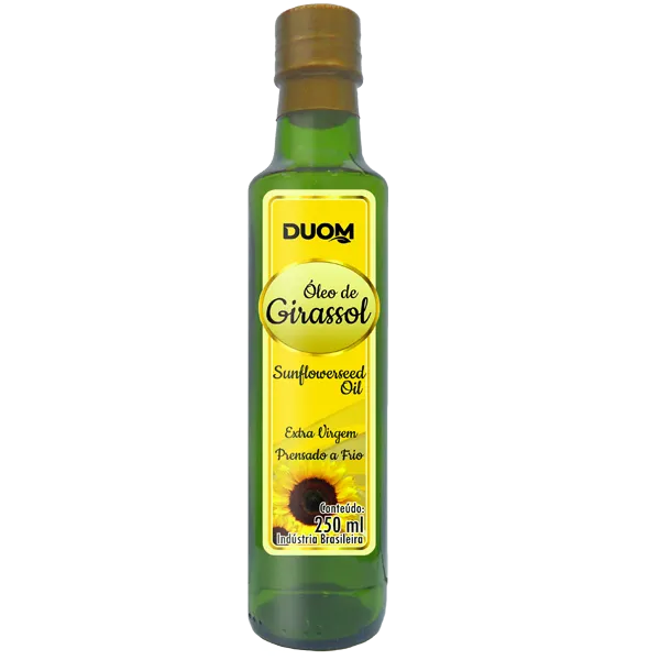 Óleo de Girassol Prensado a Frio 250ml DUOM