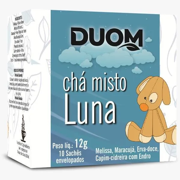 CHÁ LUNA (melissa,maracuja,erva-doce,Cidreira) DUOM