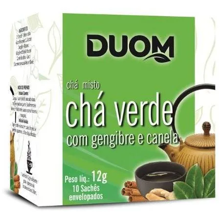 CHÁ VERDE C/GENGIBRE DUOM