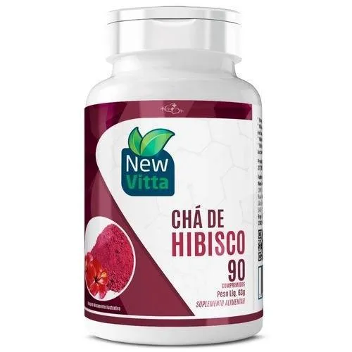 Chá de Hibisco 700MG 90comp NEW VITTA