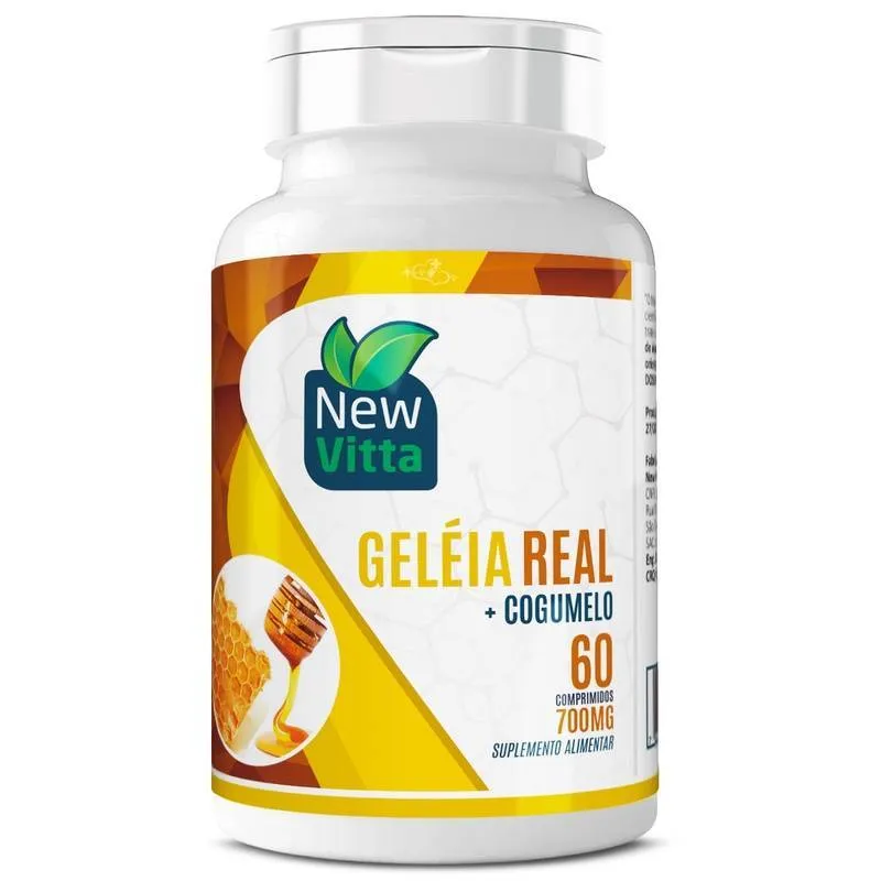 GELÉIA REAL + COGUMELO 700MG NEW VITTA