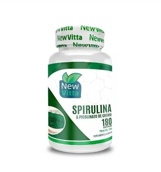 Spirulina e Picolinato de Cromo 180comp NEW VITTA
