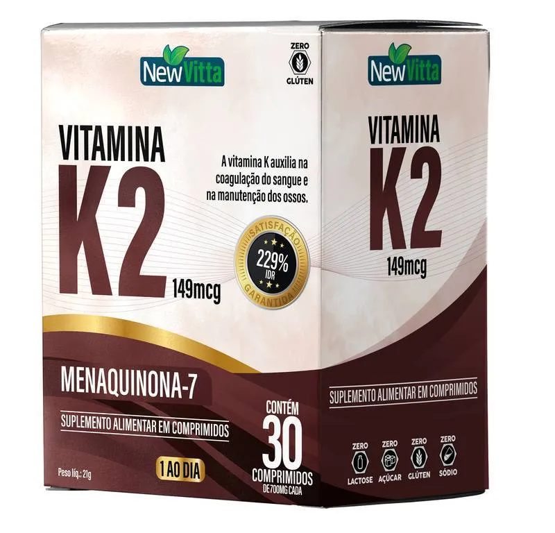 VITAMINA K2 *149MCG* 30 Comp. NEW VITTA