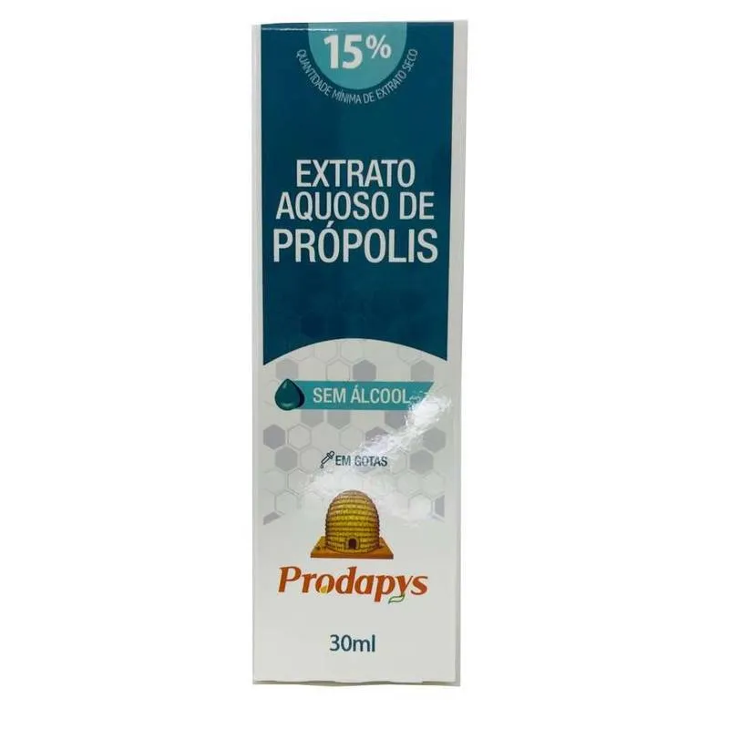 Extrato de Própolis Aquoso 15% S/ Álcool 30ml Prodapys