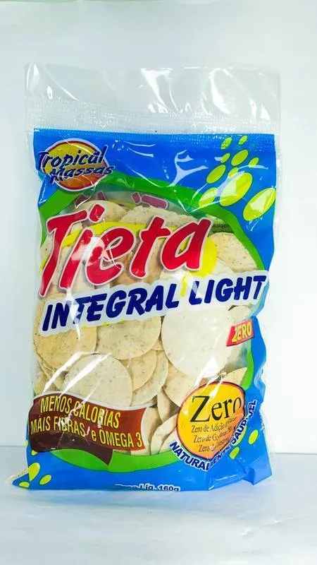 Bolacha Tieta Integral Light 0% Açúcar 160g