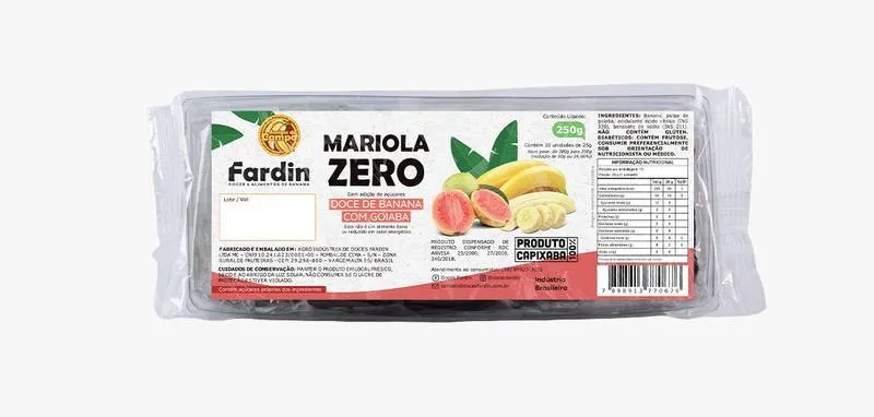 MARIOLA C/ GOIABA ZERO 250g FARDIN