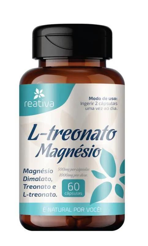 L-Treonato Magnésio Reativa 60caps