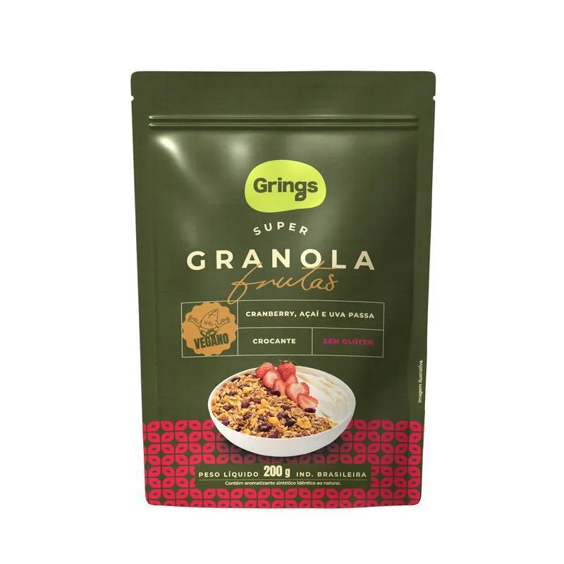 Super Granola Frutas 200g Grings