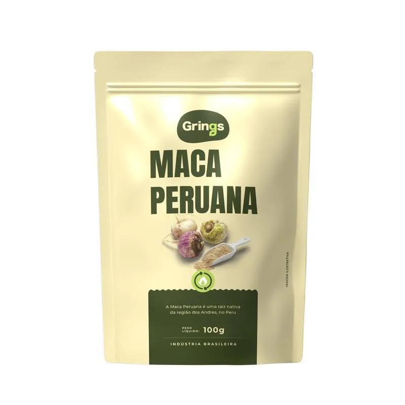 Maca Peruana Preta Farinha 100g Grings