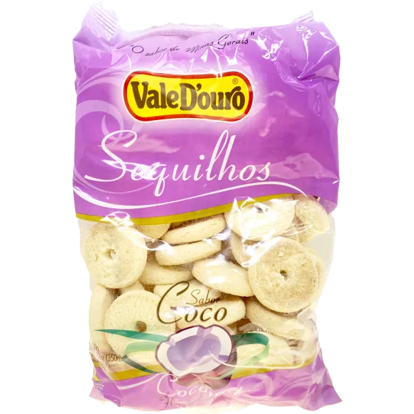 Sequilho Sabor Coco Sem Glúten 300g ValeD'ouro