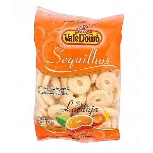 Sequilho Sabor Laranja Sem Glúten 300g ValeD'ouro