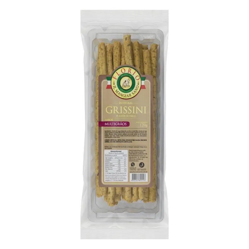 Palito Grissini Multigrãos 120g Florio