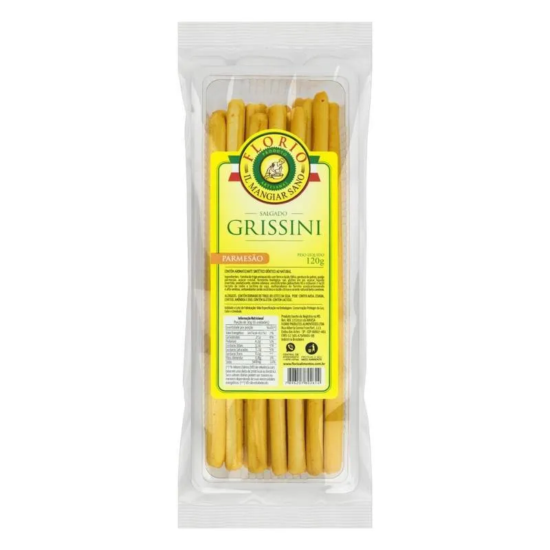 Palito Grissini Parmesão 120g Florio