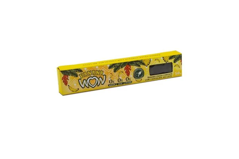 BANANA PASSA COB CHOC AO LEITE DIET 50g