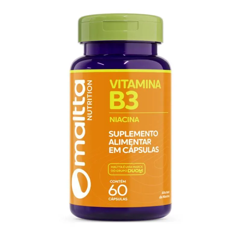 Vitamina B3 Niacina 60 caps Duom