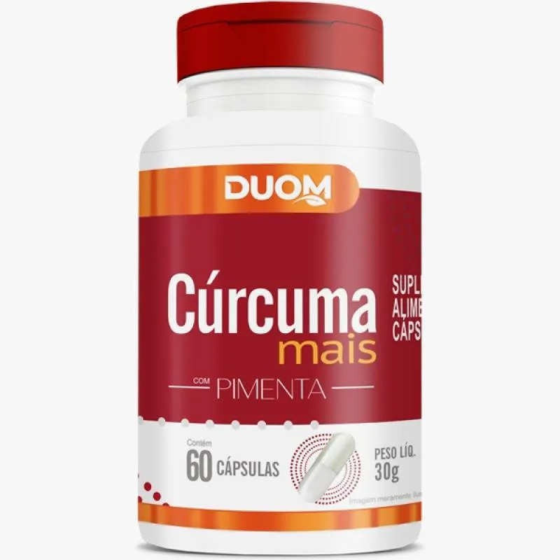 Curcuma + Pimenta 60 caps DUOM