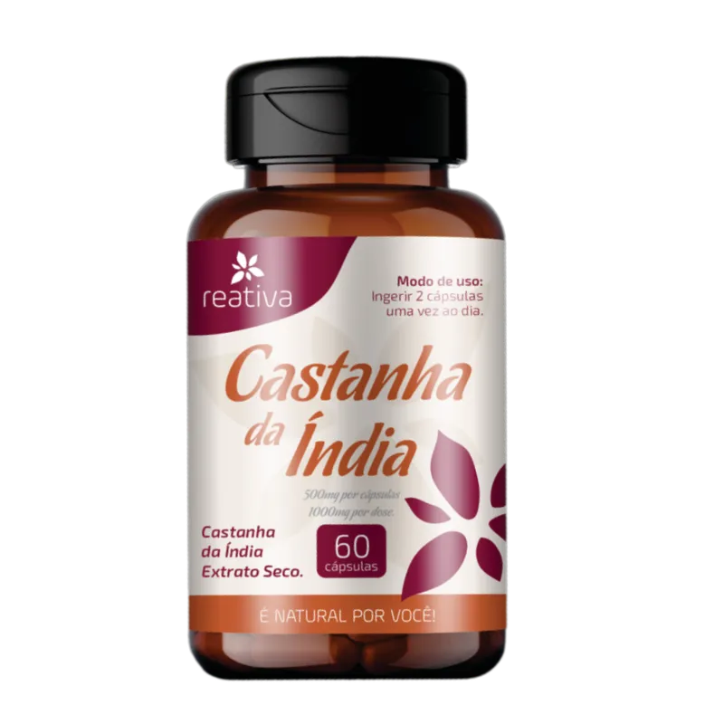 Castanha da Índia 60 caps REATIVA