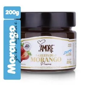 Geleia de Morango Premium Zero Amore 200g