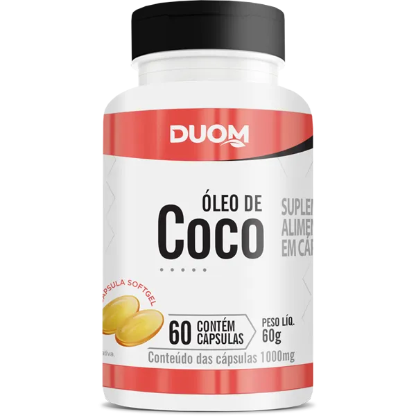 Óleo de Coco 1000mg 60caps