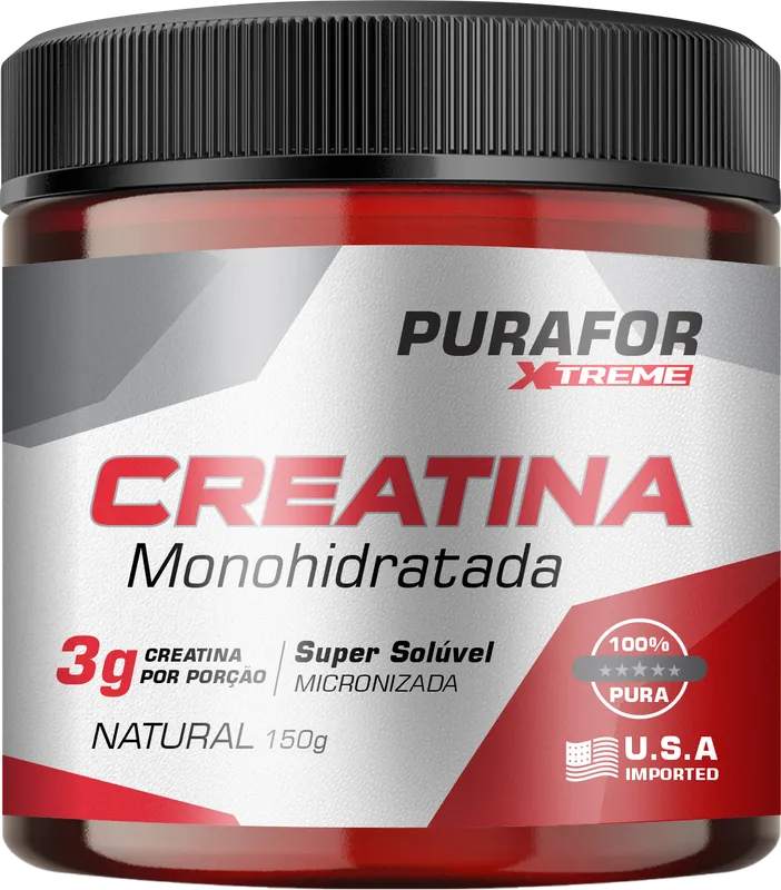 Creatina Monohidratada Super Solúvel 150g Purafor
