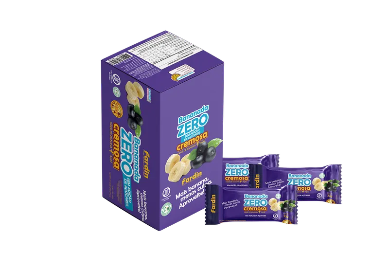 BANANADA C/AÇAÍ CREMOSA ZERO 25x22g FARDIN