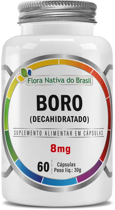Boro Decahidratado 8mg 60caps FNB