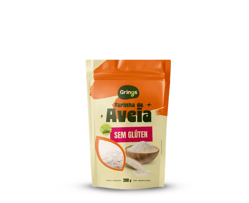 Farinha de Aveia Sem Glúten 200g Grings