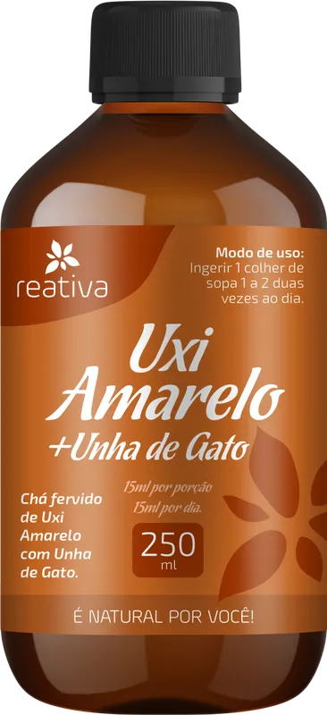 Chá Pronto Uxi Amarelo + Unha de Gato 500ml Reativa