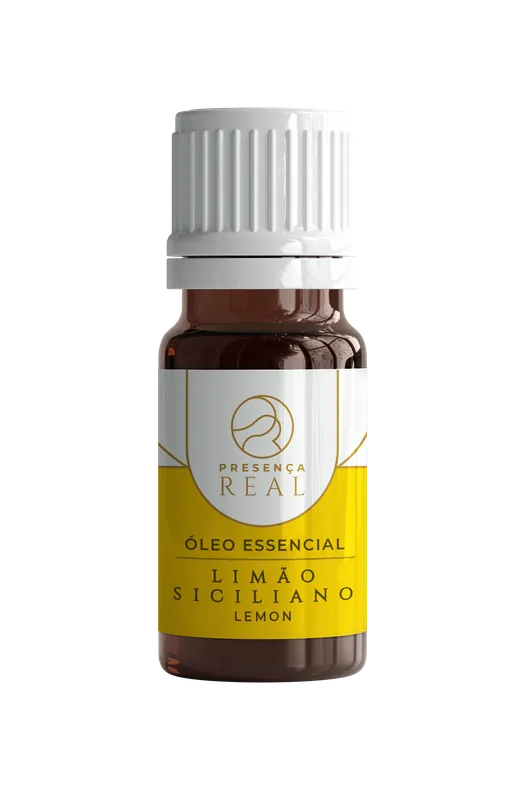 Óleo Essencial 100% Puro Limão Siciliano 10ml Presença Real