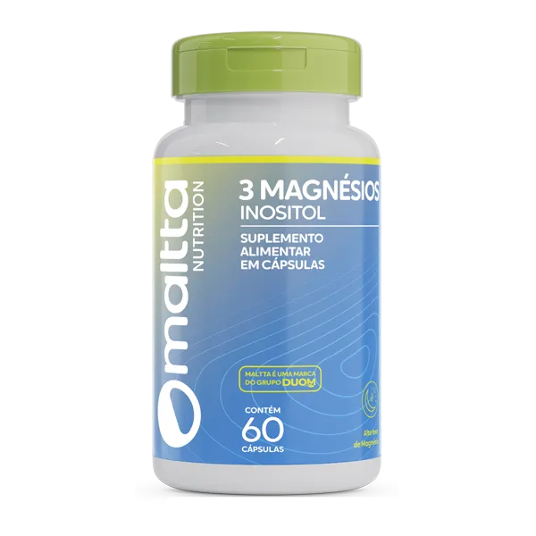 3 Magnésios Inositol 60caps Duom