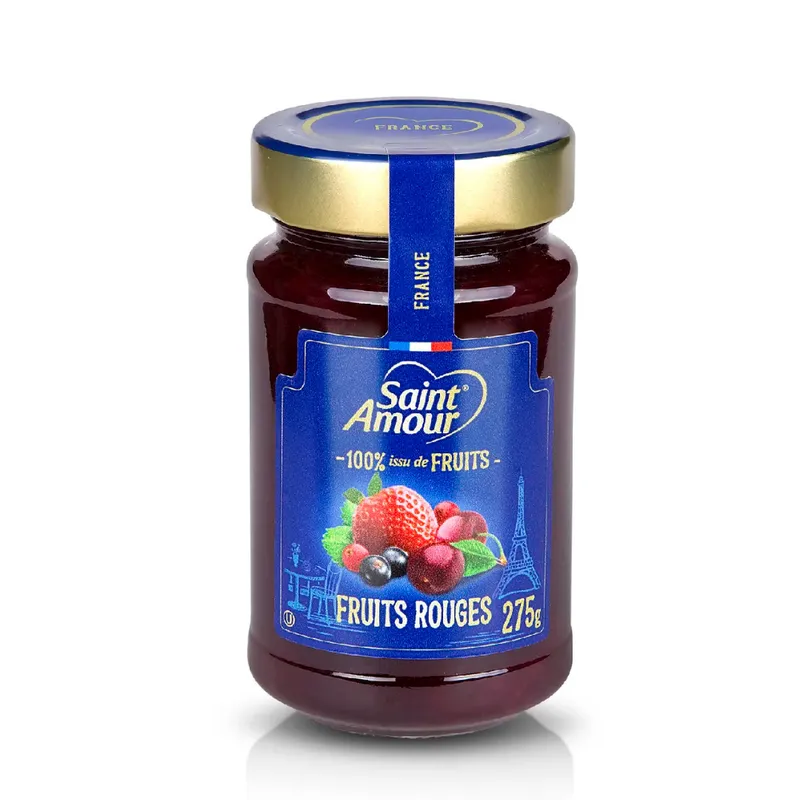 Geleia de Frutas Vermelhas Zero Adição de Açúcar 275g Saint Amour