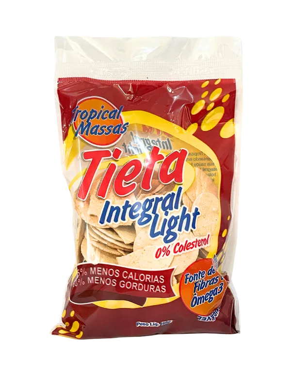 Bolacha Tieta Integral Light 180g Tropical Massas