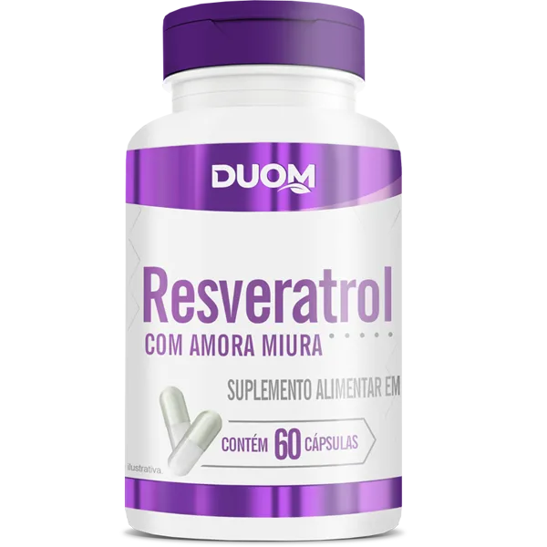 Resveratrol c/ Amora Miura 60caps Duom