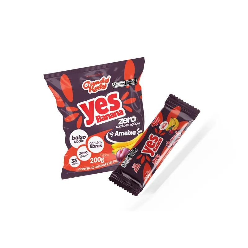 Yes Banana c/ Ameixa Zero Açúcar 200g Dgd Foods