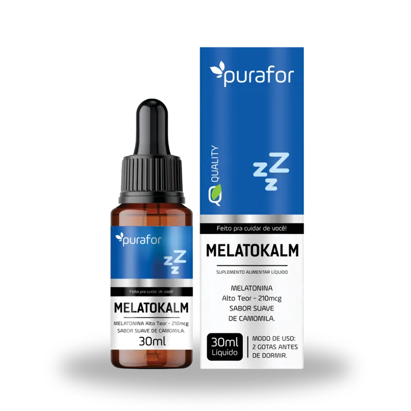 Melatokalm Purafor 30ml (Melatonina em Gotas)