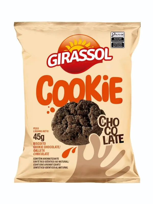 Biscoito Cookie Chocolate 45g Girassol