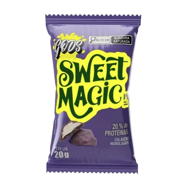 Sweet Magic Leitinho + Colageno Hidrolisado 4g de Proteína Zero Açúcar Canibal Inc 20g