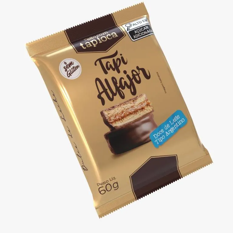 Tapi Alfajor Tradicional Sem Glúten 60g TapiFoods