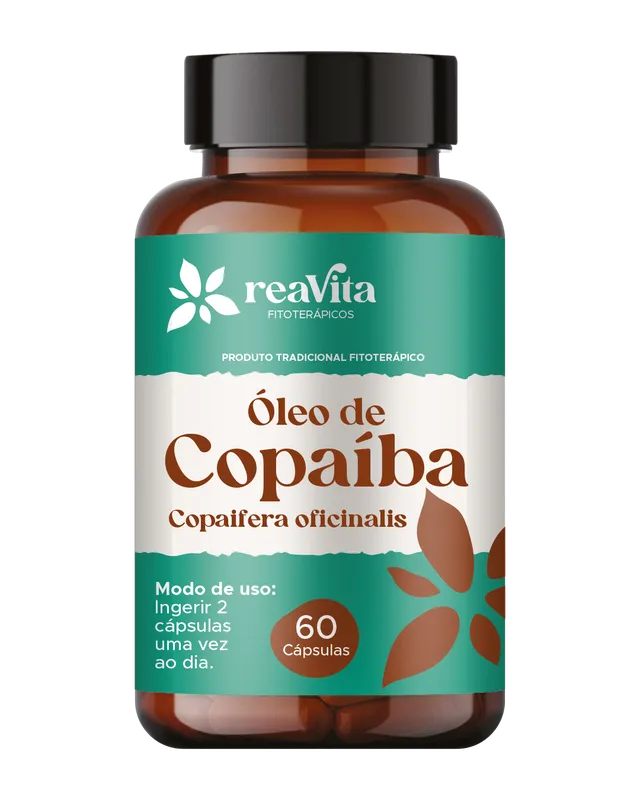 Óleo de Copaíba 1000mg 60caps Reavita