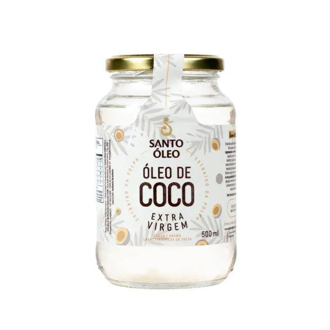 Óleo de Coco Extra Virgem Polpa Vidro 500ml