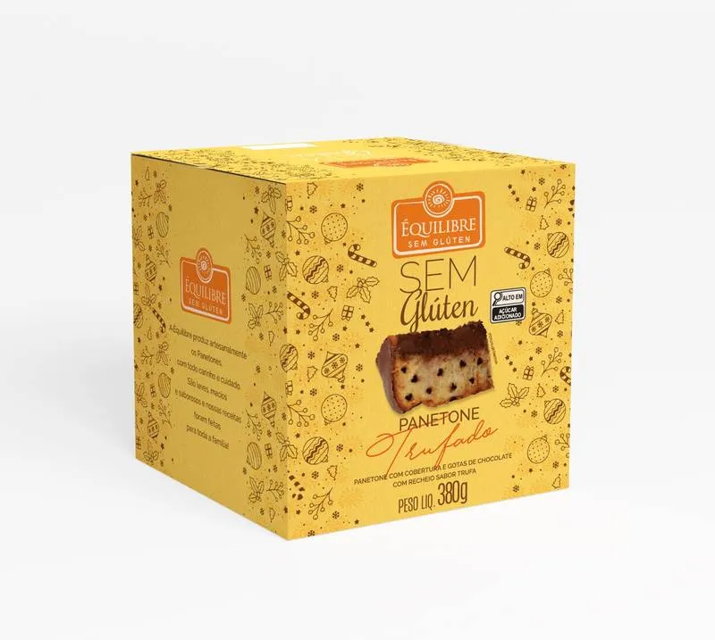 Panetone Trufado s/ Glúten 380G ÉQUILIBRE