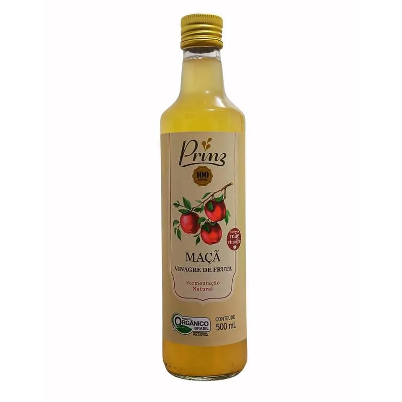 VINAGRE DE MAÇÃ ORGANICO PRINZ 500ML